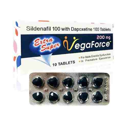 印度蓝蝌蚪超级双效片 西地那非 万艾可 Extra Super VegaForce-小白资源网