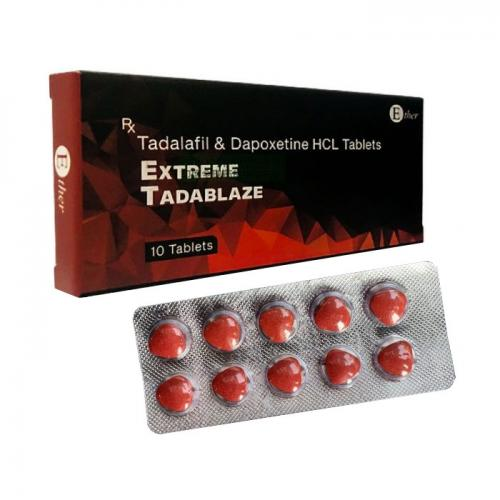 印度医尔红钻超级希爱力双效片 他达拉非 达泊西汀 Tadalafil& Dapoxetine,EXTREME TADABLAZE-小白资源网
