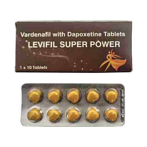 印度超级艾力达双效片 伐地那非 一盒10片 Vardenafil wite Dapoxetine Tablets，Levifil super power.-小白资源网
