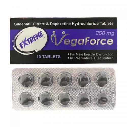 印度紫蝌蚪超级万艾可双效片 EXTREME VegaForce 10粒/盒-小白资源网
